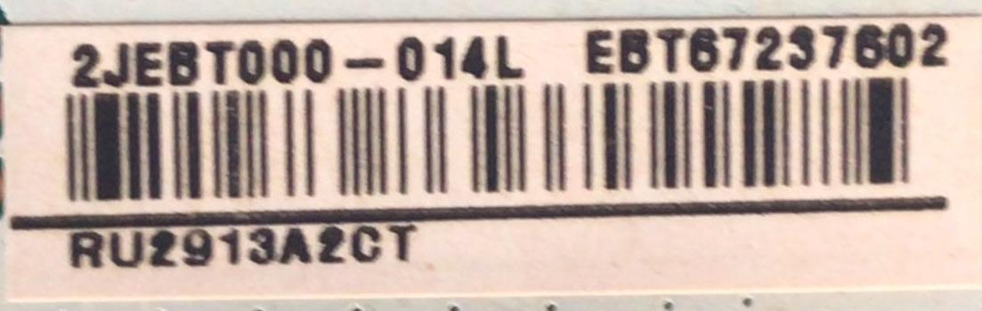 MAIN PARA SMART TV LG 4K RESOLUCION (3840 X 2160) UHD / NUMERO DE PARTE EBT67237602 / EAX69581205 / 67237602 / RU2913A2CT / DISPLAY ST5461D13-7 VER.2.1 / MODELO 55UQ7070ZUE.BUSCLKR - Imagen 3